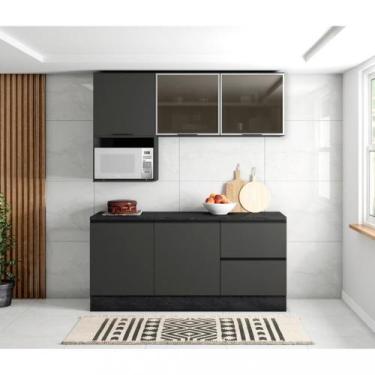 Imagem de Cozinha Completa 5 Peças Etna Poliman, Grafite