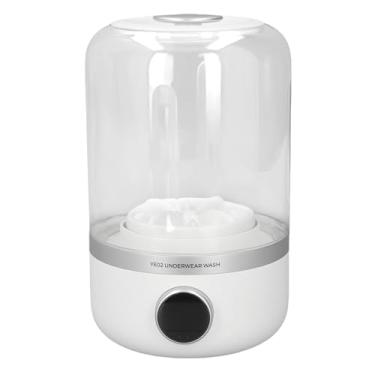 Imagem de ASHATA Máquina de Lavar Portátil, Mini Mini Wind Limpa Pequenos Itens de Lavanderia, Máquina de Lavar Roupa de Roupa de Baixo Recarregável 2000mAh, para Viagem de Dorm RV do Apartamento