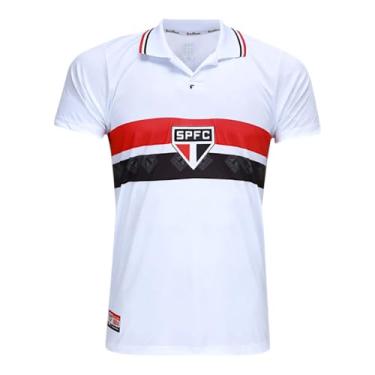 Imagem de CAMISA RETRÔ SÃO PAULO 1994 BRANCA, ESCUDO BORDADO, MASCULINA,P