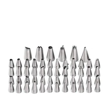 Imagem de Kit Confeiteiro 106 Peças Bicos Inox Para Confeitar e Decorar Bolo e Cupcake(106 Peças)