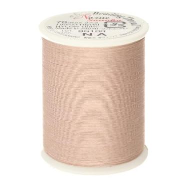Imagem de Nozue Sonoko Linha para miçangas – Linha de costura japonesa 100% nylon para fabricação de joias, cor bege, 78 dtex, ultrafina, 100 m (110 jardas)