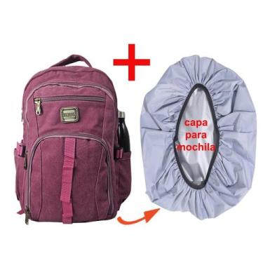 Imagem de Mochila Lona Notebook 17 6108 + Capa - Ello