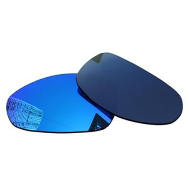 Imagem de Acefrog Lentes de reposição polarizadas de 1,5 mm para óculos de sol Oakley Juliet, material atualizado, resistente a impactos - espelhado polarizado azul gelo - 1,5 mm
