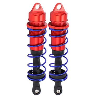 Imagem de Domary 2pcs Choques Absorvendo Dampers Fortes Suspensão 1/8 RC Remote Control Car (Vermelho)