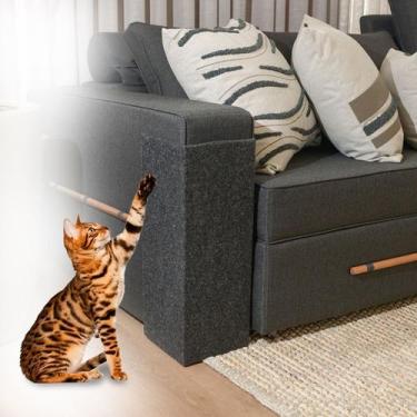Imagem de Arranhador Gatos Protetor Sofá E Cama Box Com 2 Unidades - Triboshop, 