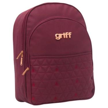 Imagem de Mochila Maternidade Griff Baby Triângulo Exclusive Vinho