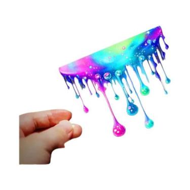 Imagem de Adesivos De Interior De Carro Em Vinil Com Pintura Fluida Colorida De 