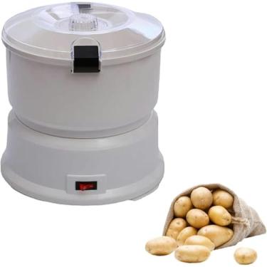 Imagem de Descascador De Batata Elétrico Descascador Rotativo Automático Desidratador De Vegetais Máquina Rotativa De Salada Ferramenta De Descascamento De Cozinha