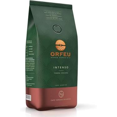 Imagem de Café Orfeu Grão Intenso 1Kg, Sabor Chocolate e Caramelo Tostado, Dark Roast, Embalagem Saco