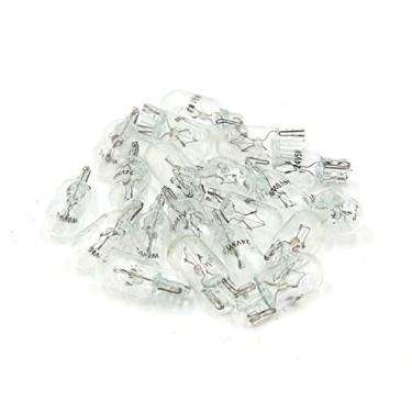 Imagem de uxcell 20 peças T10 24V 5W medidor amarelo painel lâmpada LED instrumento luz interior