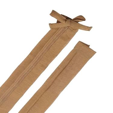 Imagem de Aspen Creative 15014-11A, capa de corrente e cordão de tecido de seda sintética camelo, fácil de instalar para luminária, gerenciamento de cabos, capa de fio de lâmpada