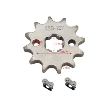 Imagem de Roda dentada dianteira de corrente 428 de 17 mm para Pit Trail Quad Dirt Bike ATV Buggy (12T)