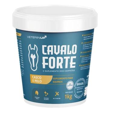Imagem de Suplemento Cavalo Forte Casco e Pelo 1kg – Brilho Intenso, Força e Vitalidade – Formulado por Veterinários – Melhora a Qualidade da Pelagem e Fortalece os Cascos – VeterinUp