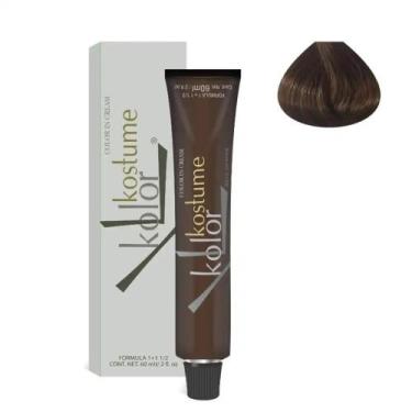 Imagem de Tonalizante 6/7 Loiro Escuro Marrom Kostume Kolor 60ml - Gllendex