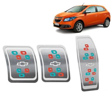 Imagem de Pedaleira Manual Chevrolet Onix Lollapalooza Prata