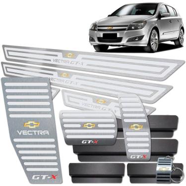 Imagem de Descanso Soleira Pedaleira Auto Vectra Gt-X 2008 2011 Prata