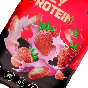Imagem de Whey 80% 1 Kg sabor morango Growth