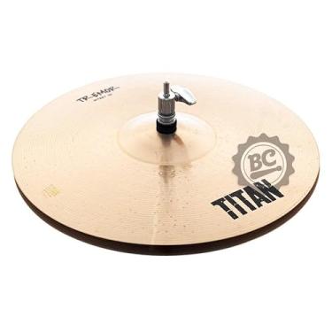 Imagem de Chimbal Titan Tremor Series Hihat 15 em Bronze B8 Extra Hammered TNT15HH