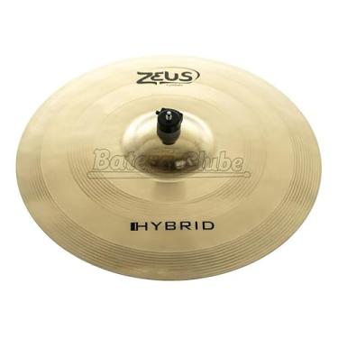 Imagem de Crash Zeus Hybrid Series 19 ZHC19 em Bronze B20 com Acabamento Híbrido Brilhante e Fosco