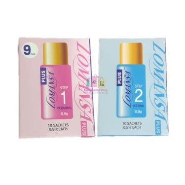 Imagem de Conjunto de elevação de cílios Lomansa Step 1 e 2 Permania 10 saquetas