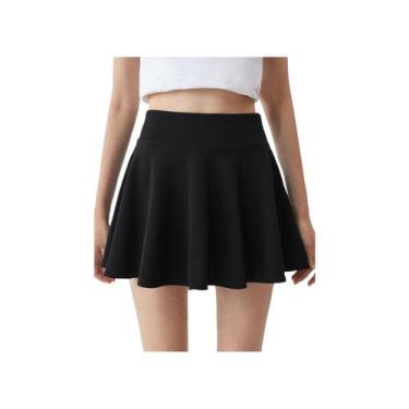 Imagem de Minissaia SOMOS COMERCIAL FLIX SPA Curta Circular Preta - Lightbek Off