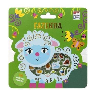 Imagem de Livro Com Adesivos Fofinhos: Fazenda
