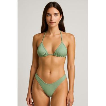 Imagem de Biquíni Cortininha Asa Delta Marquinha Verão P ao GG - TRIBO MODA, Ver