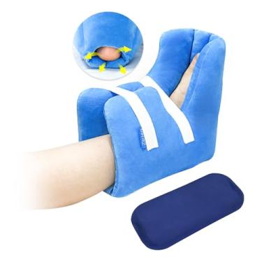 Imagem de Almofada protetora de calcanhar para úlceras de pressão para pés protetores de calcanhar para úlceras de pé diabéticos, almofada protetora de calcanhar para úlceras de pé com gel refrescante almofada