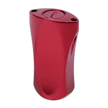 Imagem de Pilipane Substituição do puxador do carretel Daiwa, cabo elétrico completo de metal com rolamentos de esferas duplos, 4 opções de cores para carretéis de fundição, design ergonômico leve (vermelho)