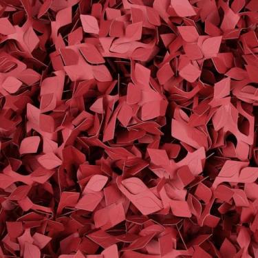 Imagem de PACKHOME Papel de chá com folhas de sol de 500 g para decoração, enchimento de papel de corte enrugado vermelho para caixa de presente, saco de cesta para embalagem de Natal, férias, embrulho de