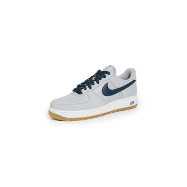 Imagem de Nike Tênis masculino Air Force 1 '07 LV8, Cinza fumê claro/azul marinho, 40