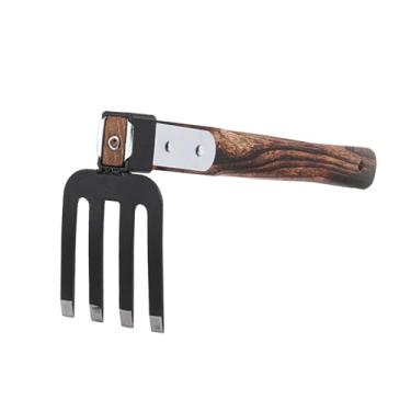 Imagem de IEUDNS Enxada de jardim, enxada manual, ferramenta manual para jardinagem, ferramenta para lavrar canteiros de flores, jardinagem, escavação, Ancinho