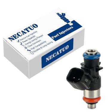 Imagem de 0280158233 Injetores de combustível (conjunto de 1) compatíveis com Jeep Wrangler Grand Cherokee 2012-17 compatível com Dodge Journey Charger Durango 2011-15, Ram 1500 2013-16 -3,6L (4 furos) para #