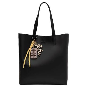 Imagem de Bolsa Shopper Petite jolie Amalfi Preta PJ11321 Ombro - Nova