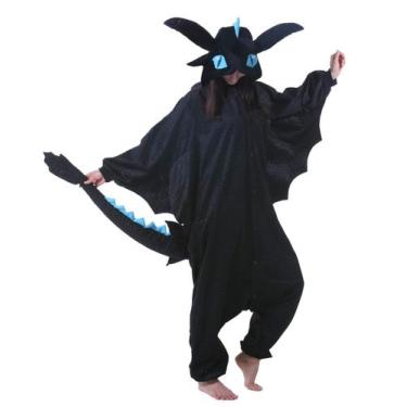 Imagem de Macacão DELEY Dragon, fantasia de cosplay de Halloween, pijamas para a