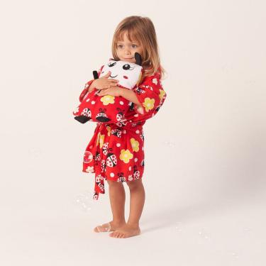 Imagem de Roupão Estampado com Capuz para Bebê Baby Joy