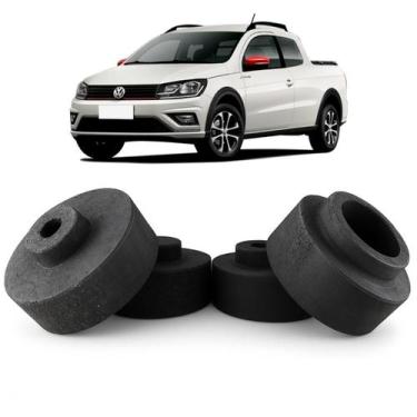 Imagem de Kit Calço De Mola Dianteiro e Traseiro 2,5cm Saveiro G5/... - Borfix