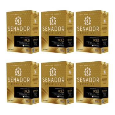 Imagem de Kit 6 Sabonete Senador Gold 130g
