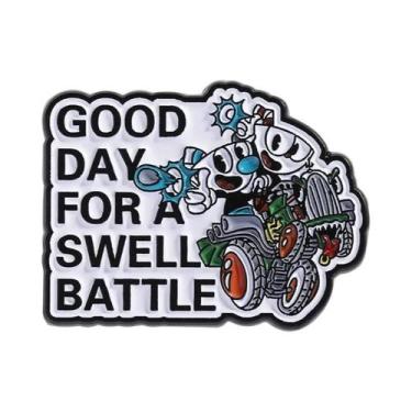 Imagem de Broches De Esmalte Cuphead E Mugman, Personagens De Jogos De Anime, Di