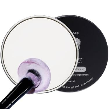 Imagem de DUcare Limpador de pincel de maquiagem, sabonete, escova de limpeza sólida, limpador para limpeza de esponjas de maquiagem