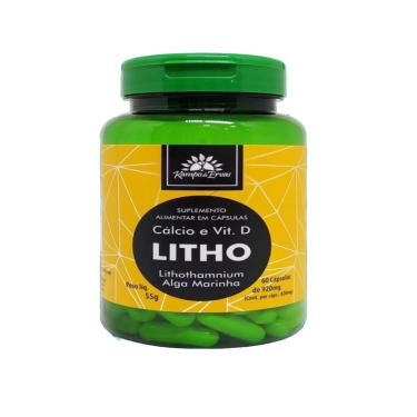 Imagem de Litho com Cálcio e Vitamina D Kampo de Ervas 60 Cápsulas