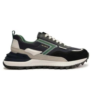 Imagem de Tenis Masculino Reserva Spriz 80 Classico Preto Verde