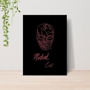 Imagem de Quadro Devils Night Dark Romance A4  Placa MDF 14 - Lomi Art