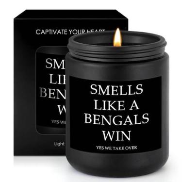 Imagem de Vela perfumada OICEME Cincinnati ganha tema da equipe de futebol