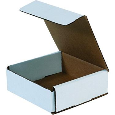 Imagem de Aviditi M882 Corrugado Mailers, 8" x 8" x 2", Oyster Branco (pacote com 50)
