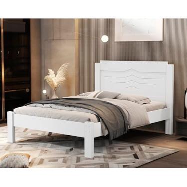 Imagem de Cama Casal Sofia Modelo Tradicional (Branco)
