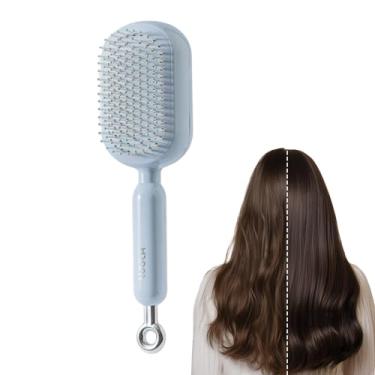 Imagem de Escovas De Cabelo Para Mulheres - Escova Retrátil,Pente De Massagem Retrátil Para Viagem - Para Mulheres E Homens Cabelo Liso Cacheado Grosso Longo Seco Uso Diário Em Casa E Salão