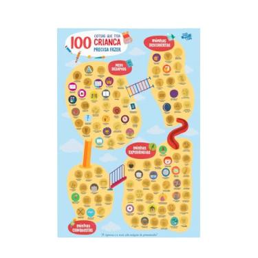 Imagem de Pôster Raspadinha Infantil – 100 Atividades para Crianças se Divertirem e Aprenderem