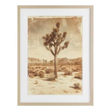 Imagem de Stupell Industries Impressão emoldurada Southwest Landscape Lone Tree Birch Under Glass, design by Petal Prints Design, 20 x 14