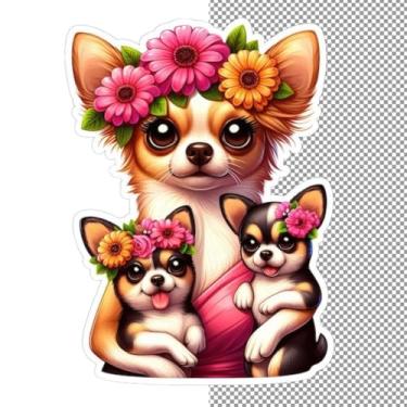 Imagem de Adesivos de Animais Fofos para Quarto e Cadernos decoração infantil parede e objetos 40x40cm